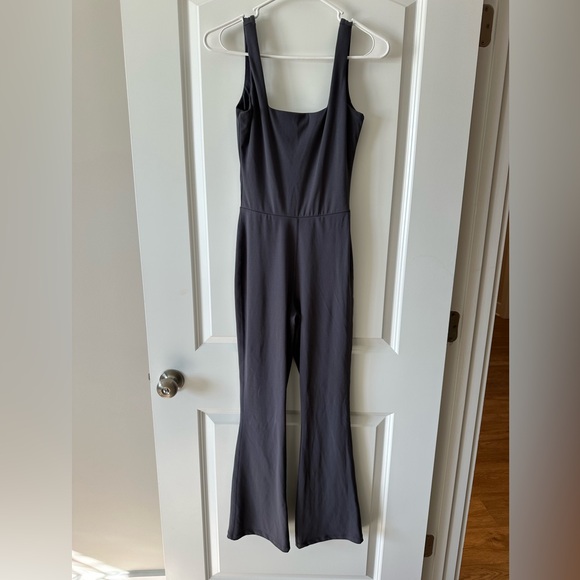 TS by Thrive Grey Yoga Jumpsuit - Picture 1 of 5